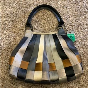 Harvey's Tree-Cycle seatbelt tote purse